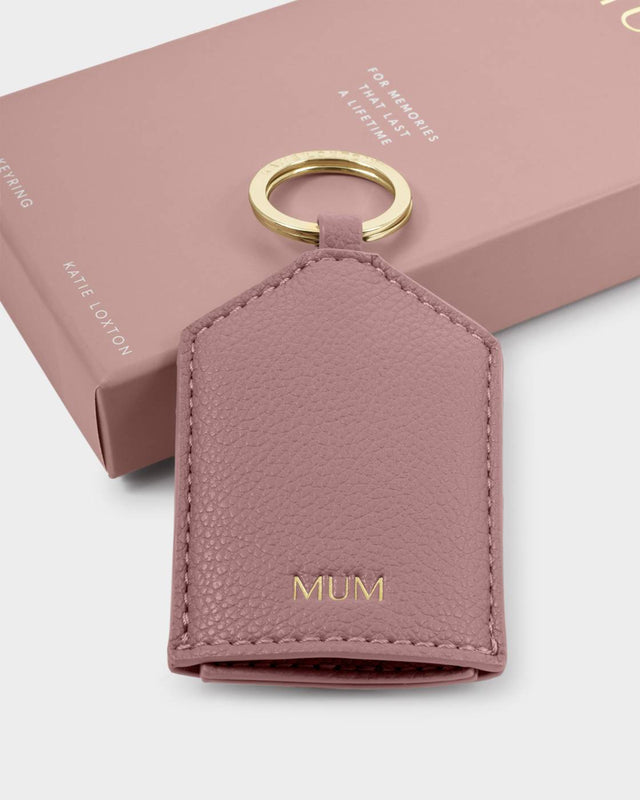 Katie Loxton Boxed Photo Keyring Mum - Deep Rose