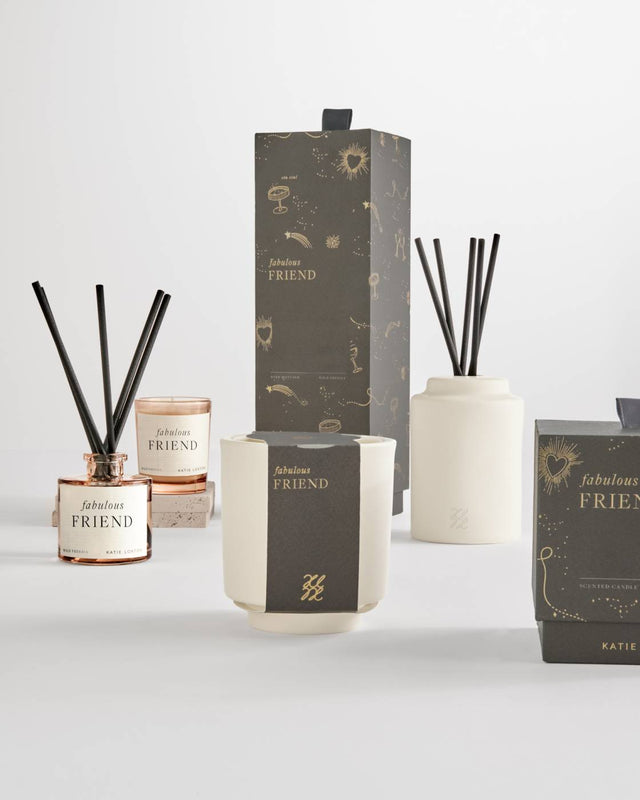 Katie Loxton Mini Votive And Mini Reed Diffuser Gift Set - Fabulous Friend