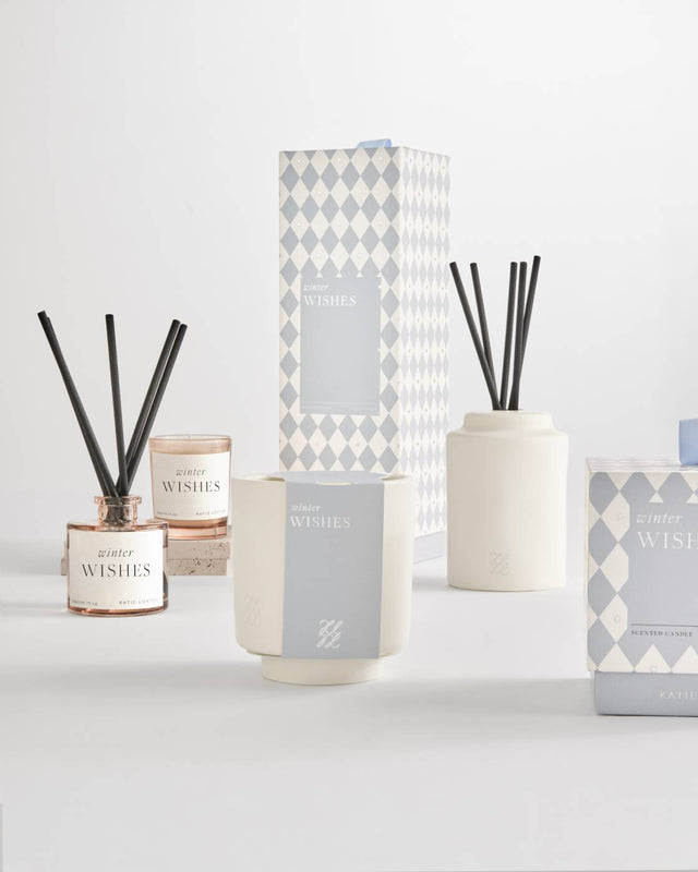 Katie Loxton Mini Votive And Mini Reed Diffuser Gift Set - Winter Wishes