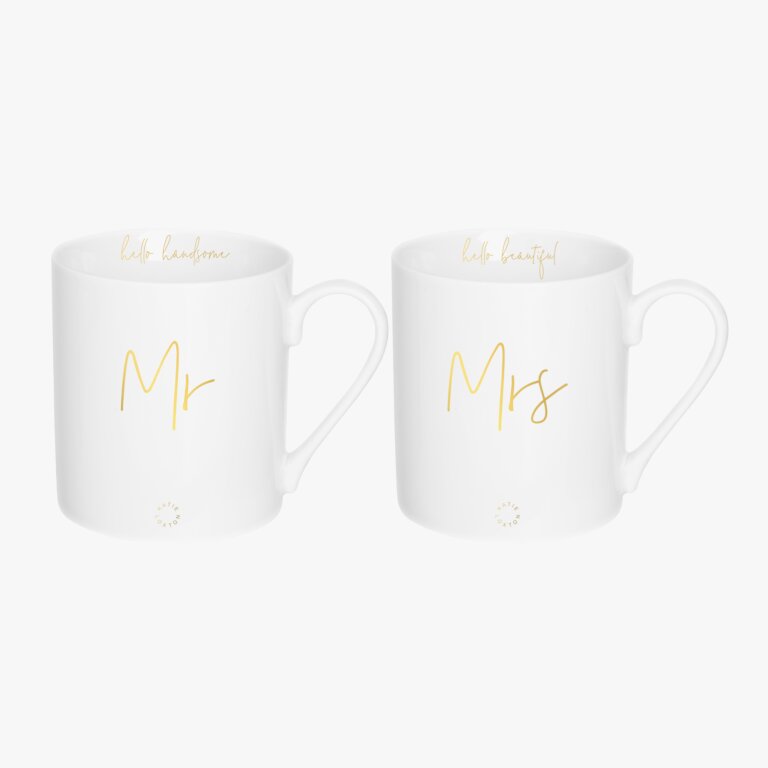 Katie Loxton Mr & Mrs Boxed Mug Set