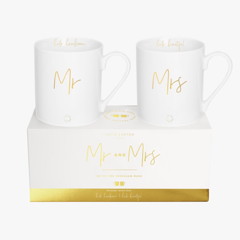 Katie Loxton Mr & Mrs Boxed Mug Set