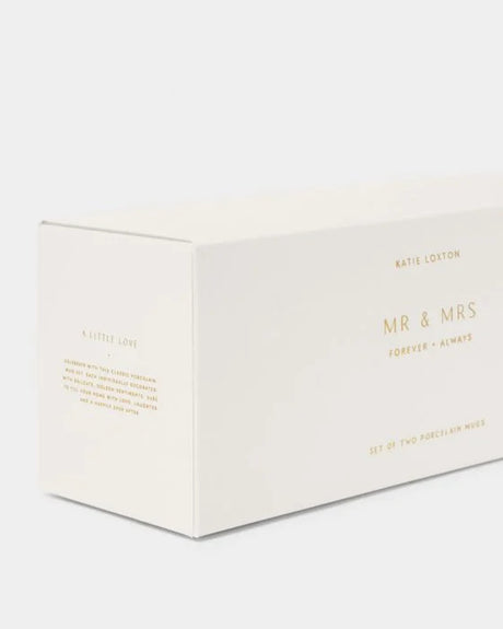 Katie Loxton Mr & Mrs Porcelain Mug Set