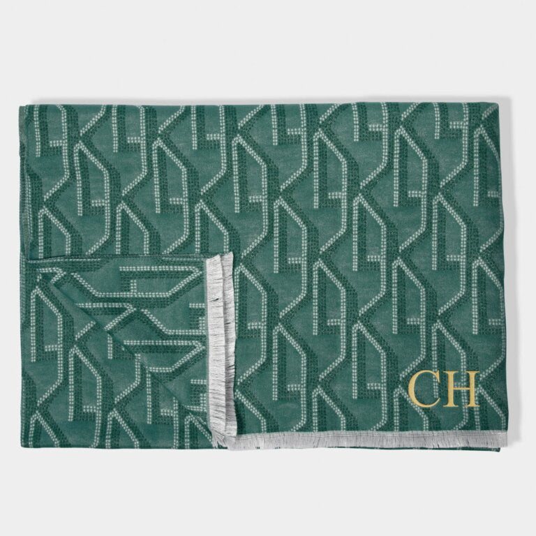 Katie Loxton Green Signature Blanket Scarf