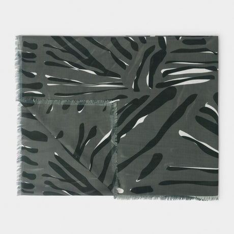 Katie Loxton Zebra Scarf - Charcoal/Black/White