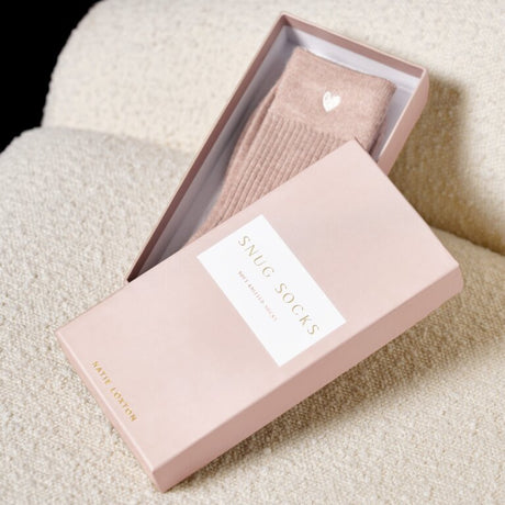 Gift Boxed Socks - Blush Pink