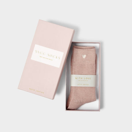 Katie Loxton Gift Boxed Socks - Blush Pink