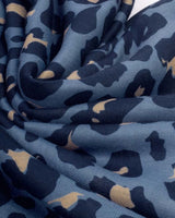 Katie Loxton Printed Scarf - Leopard Navy/Black/Taupe
