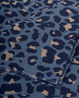 Katie Loxton Printed Scarf - Leopard Navy/Black/Taupe