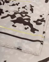 Katie Loxton Animal Foil Scarf - Taupe/White/Chocolate