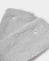Katie Loxton Gift Boxed Star Fluffy Socks - Pale Grey