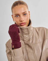 Katie Loxton Boxed Soft Knit Gloves - Cherry