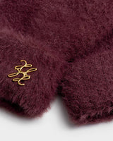 Katie Loxton Boxed Soft Knit Gloves - Cherry