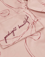 Katie Loxton Gift Boxed Pyjama Set - Small 8-10 - Pink and Cherry