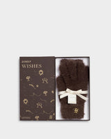 Katie Loxton Boxed Soft Knit Gloves - Chocolate