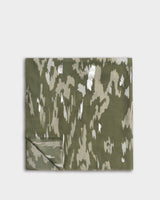 Katie Loxton Animal Printed Foil Scarf - Olive and Silver