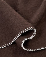 Katie Loxton Whipstitch Scarf - Chocolate