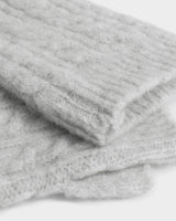 Katie Loxton Cable Knit Handwarmer - Light Grey