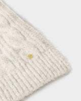 Katie Loxton Cable Knit Scarf - Creme