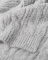 Katie Loxton Cable Knit Scarf - Light Grey