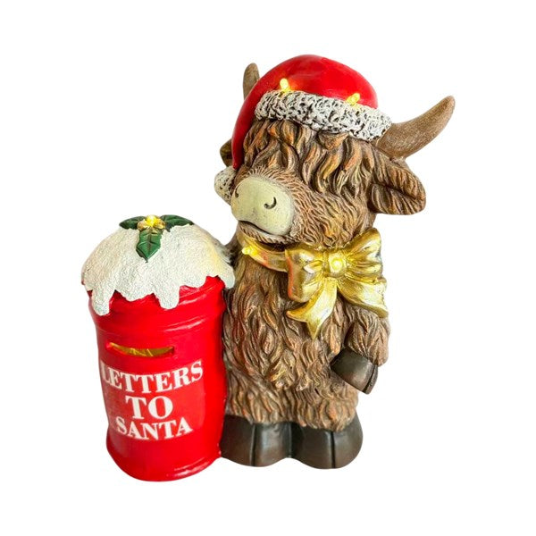 LED Highland Post Box 28x35cm
