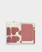 Katie Loxton Gift Boxed Coin & Cardholder - Raspberry Pink