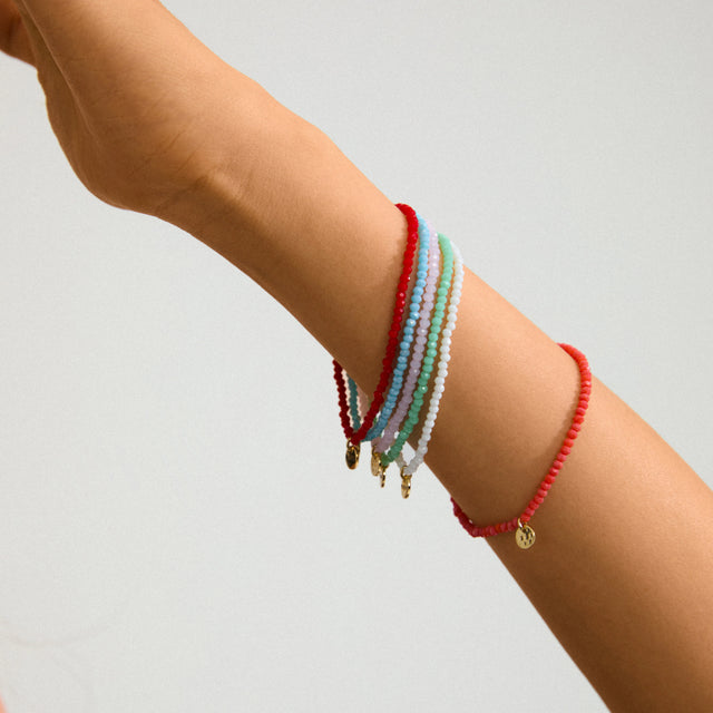 Pilgrim Peach/Orange Indie Bracelet