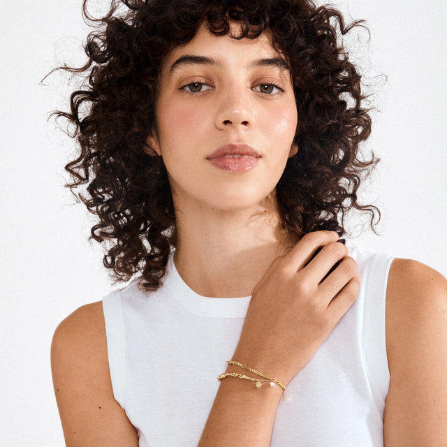 Pilgrim Prism Gold Bracelet