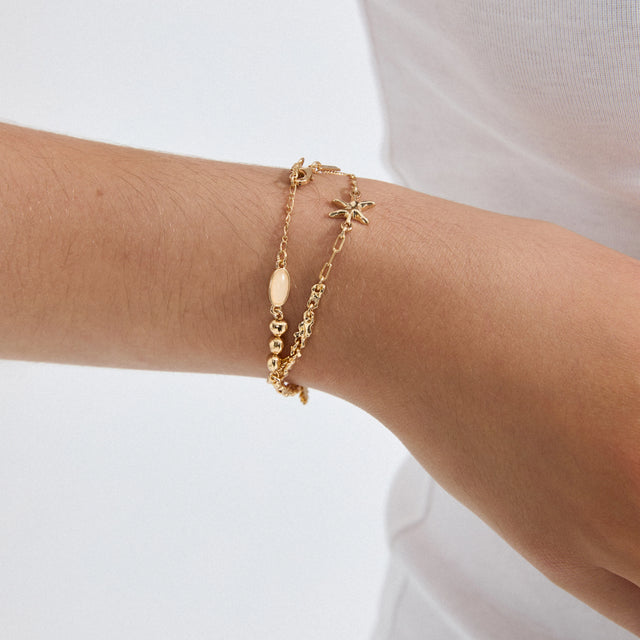 Pilgrim Prism Gold Bracelet
