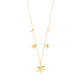 Pilgrim Prism Gold Necklace