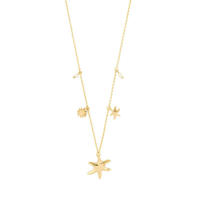 Pilgrim Prism Gold Necklace