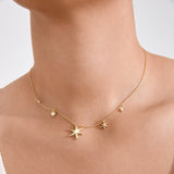 Pilgrim Prism Gold Necklace