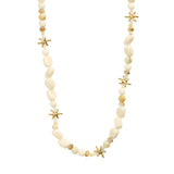 Pilgrim Prism White/Gold Necklace