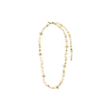 Pilgrim Prism White/Gold Necklace