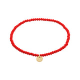 Pilgrim Gold and Red Indie Bracelet