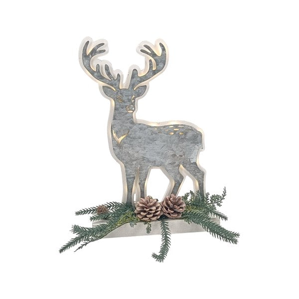 LED Reindeer Décor 20x33cm
