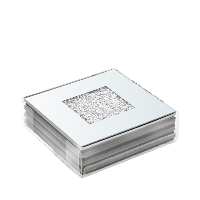 Milano Silver Coasters