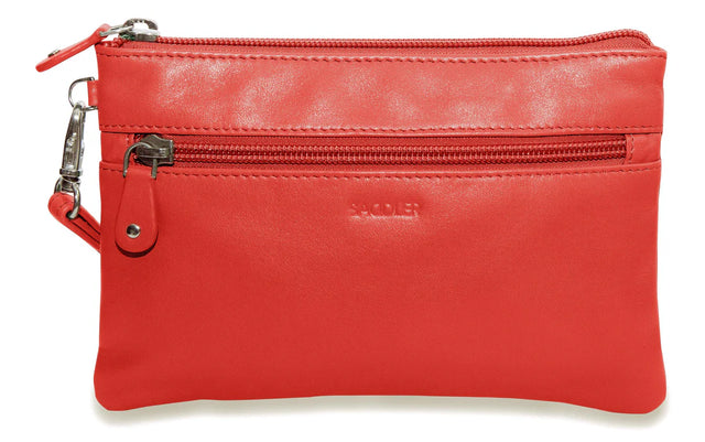 Saddler Scarlett Wristlet Clutch - Orange