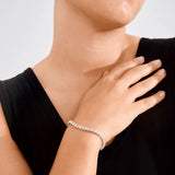 Pilgrim Lucia Crystal Silver Bracelet