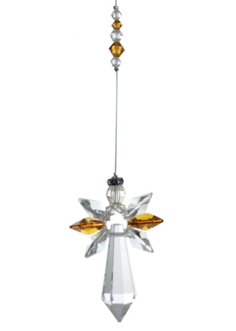 Topaz Crystal Guardian Angel - Large