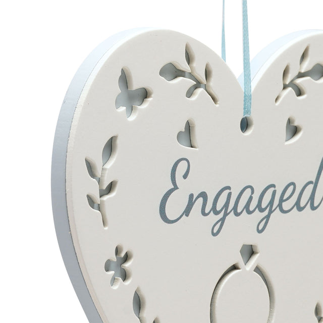 Hanging Heart - Engaged