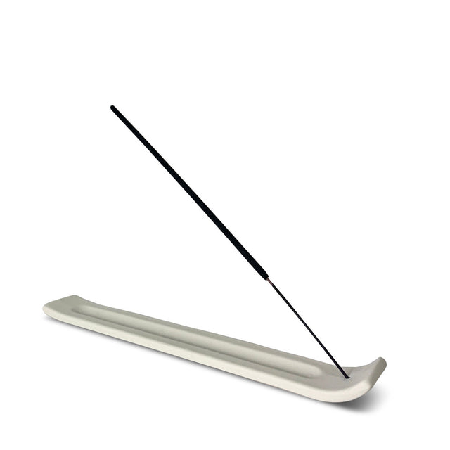 Ceramic Incense Holder - White